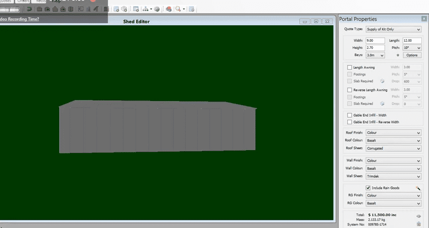 Odd Size Bays